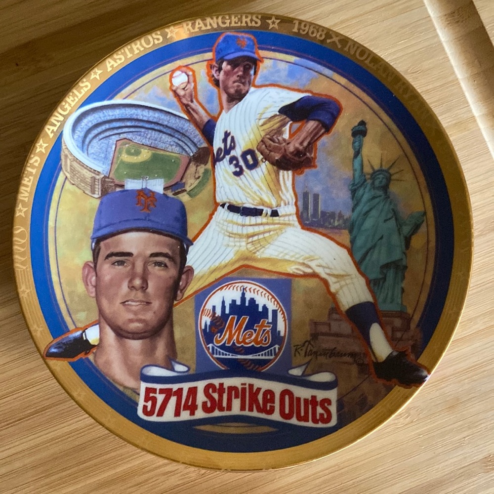 Vintage MLB Plate